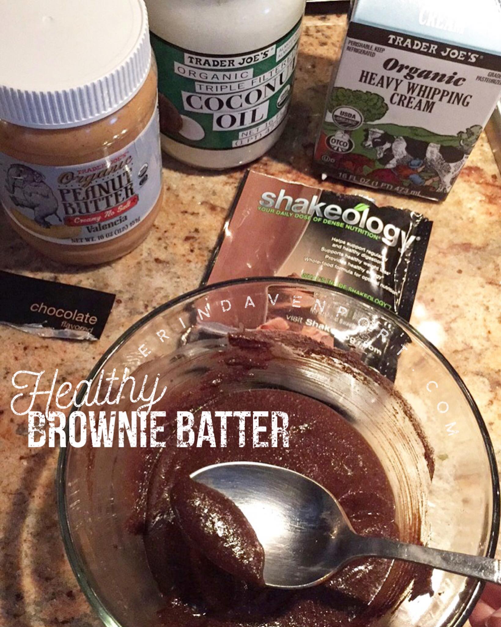 Healthy Brownie Batter